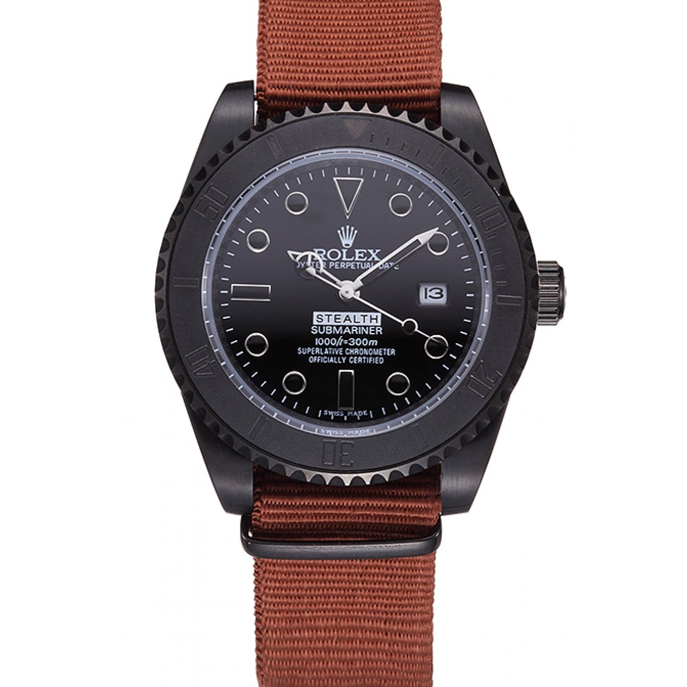 Aaa replica 621997 Rolex Brown Submariner Stealth 0721